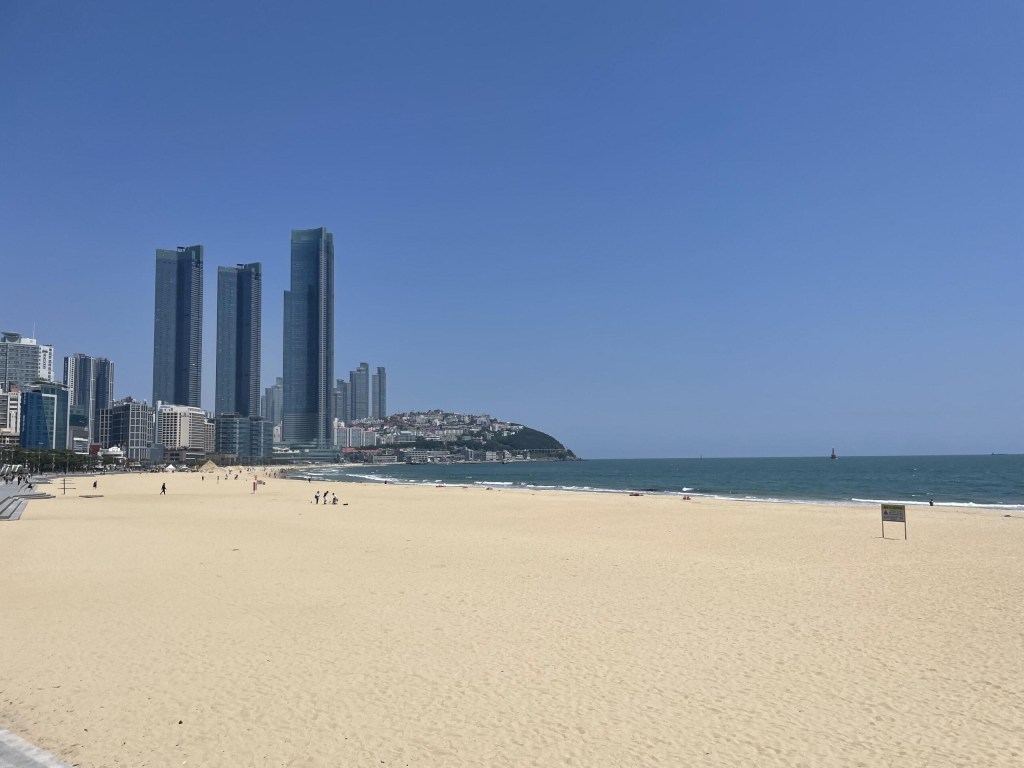 海雲台のビーチ