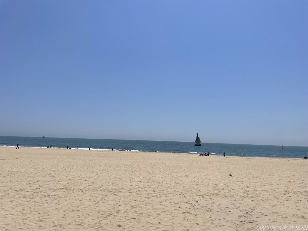 海雲台のビーチ