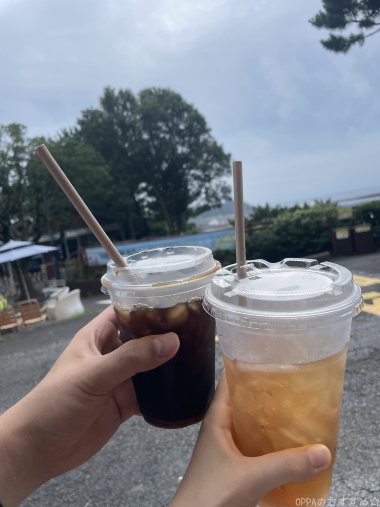 葛茶とアイスピーチティー