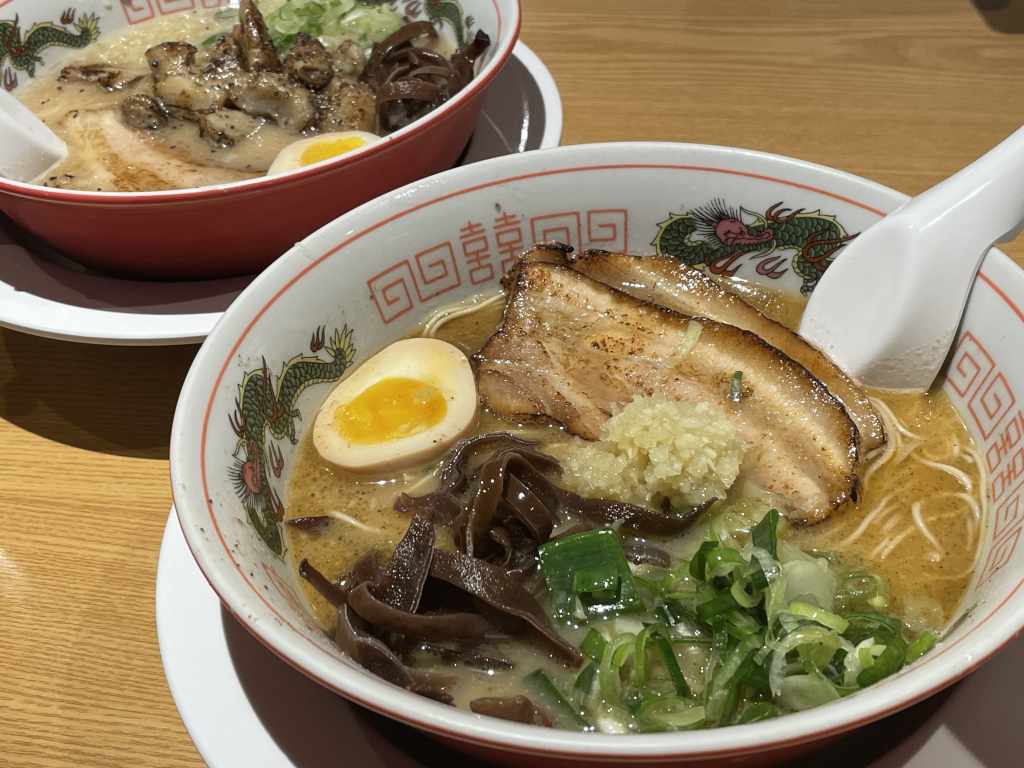 人気の日本スタイルのラーメン