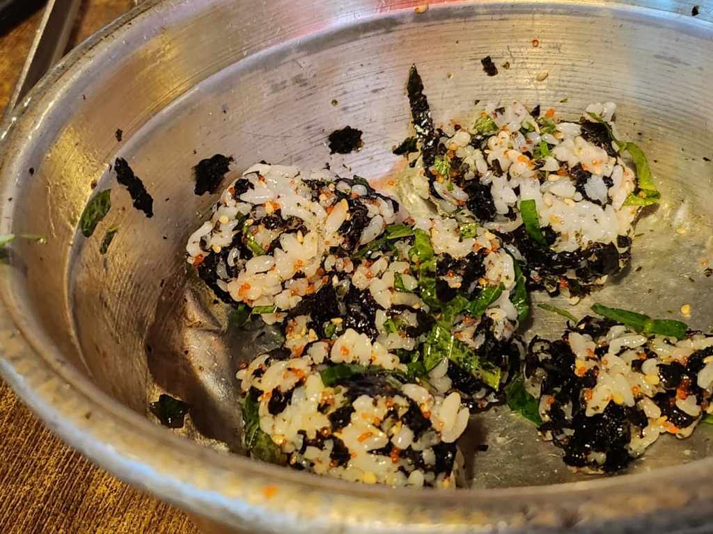 チュモッパッを混ぜた後